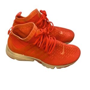 Nike Air Presto Ultra Flyknit Bright Mango Orange Women's Size 38 / 7 Shoe